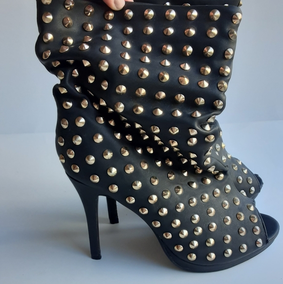 Torrid Peep Toe Heel Boots - Picture 2 of 11